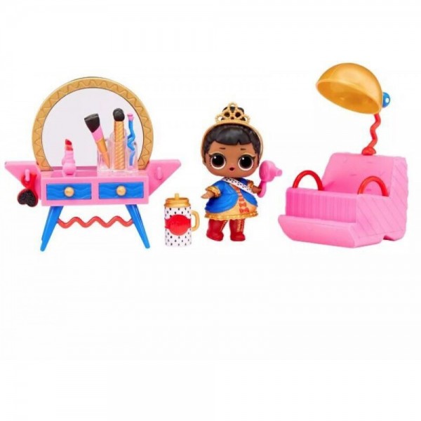 L.O.L. SURPRISE ΣΕΤ ΚΟΥΚΛΑ ΜΕ ΕΠΙΠΛΑ-4σχ.S2-ΣΤΑΝΤ 8τεμ.