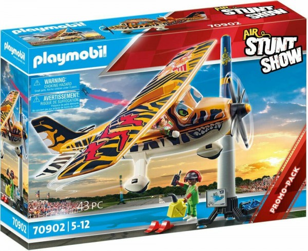 PLAYMOBIL-AIR STUNTSHOW ΑΚΡΟΒΑΤΙΚΟ ΑΕΡΟΠΛΑΝΟ ΤΙΓΡΗΣ 