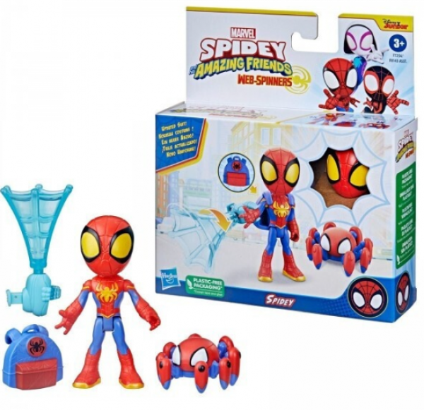 SPIDEY AND FRIENDS WEBSPINNER FIGURE AST.