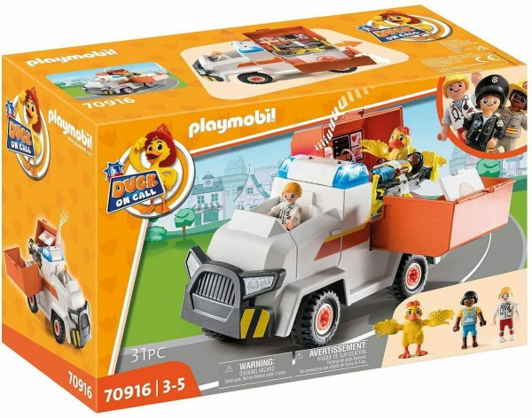 PLAYMOBIL-DOC- ΟΧΗΜΑ ΠΡΩΤΩΝ ΒΟΗΘΕΙΩΝ