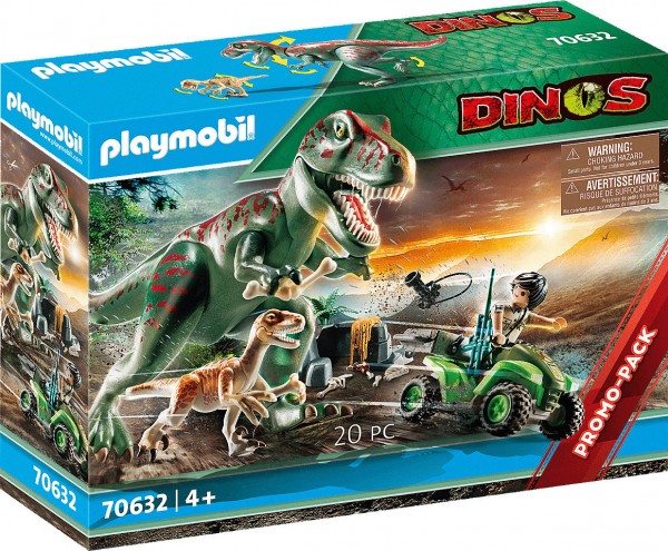 PLAYMOBIL- Η ΕΠΙΘΕΣΗ ΤΟΥ ΔΕΙΝΟΣΑΥΡΟΥ T-REX 