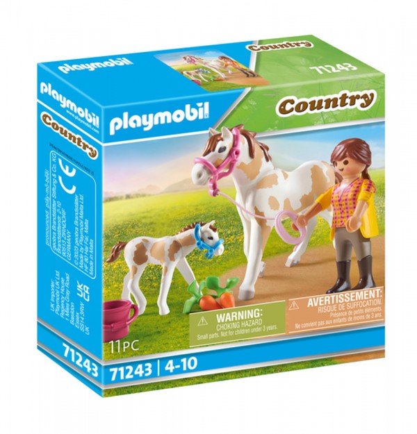 PLAYMOBIL- ΑΝΑΒΑΤΡΙΑ ΜΕ ΑΛΟΓΟ & ΠΟΥΛΑΡΙ 