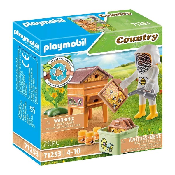 PLAYMOBIL- ΜΕΛΙΣΣΟΚΟΜΟΣ ΜΕ ΚΗΡΗΘΡΕΣ 