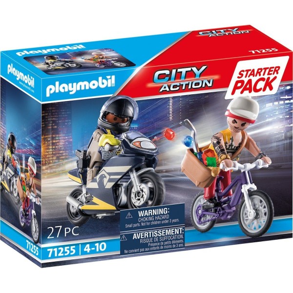 PLAYMOBIL-ST.PACK ΑΣΤΥΝ.ΚΑΤΑΔΙΩΞΗ ΛΗΣΤΗ ΚΟΣΜΗΜΜΤΩΝ 