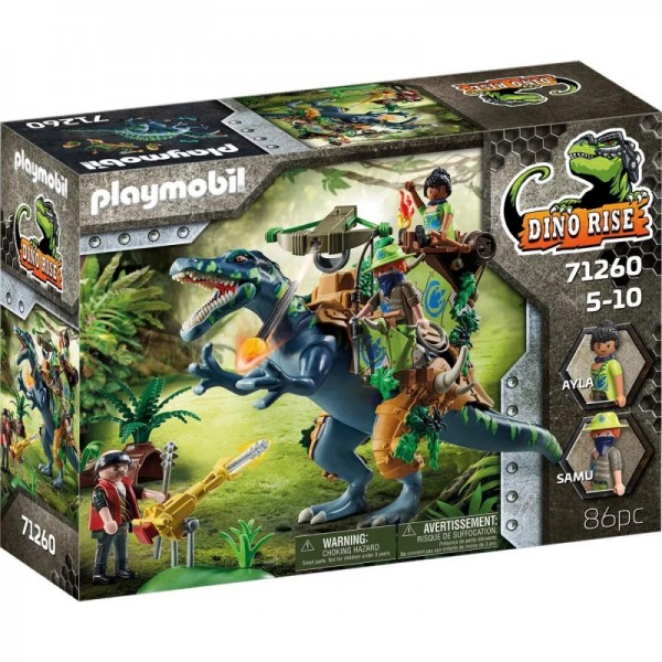 PLAYMOBIL-ΣΠΙΝΟΣΑΥΡΟΣ& ΕΞΕΡΕΥΝΗΤΕΣ 