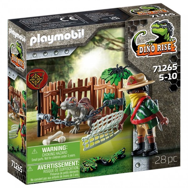PLAYMOBIL-ΜΩΡΟ ΣΠΙΝΟΣΑΥΡΟΣ & ΛΑΘΡΟΚΥΝΗΓΟΣ