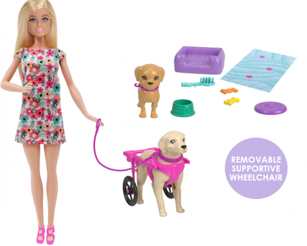 BARBIE ΚΟΥΤΑΒΑΚΙΑ ME ΑΝΑΠΗΡΙΚΟ ΑΜΑΞΙΔΙΟ