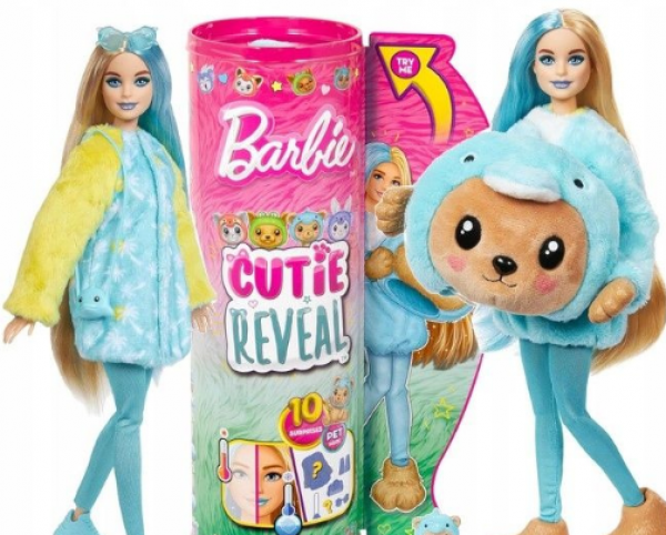 BARBIE CUTIE REVEAL-ΑΡΚΟΥΔΑΚΙ/ΔΕΛΦΙΝΙ