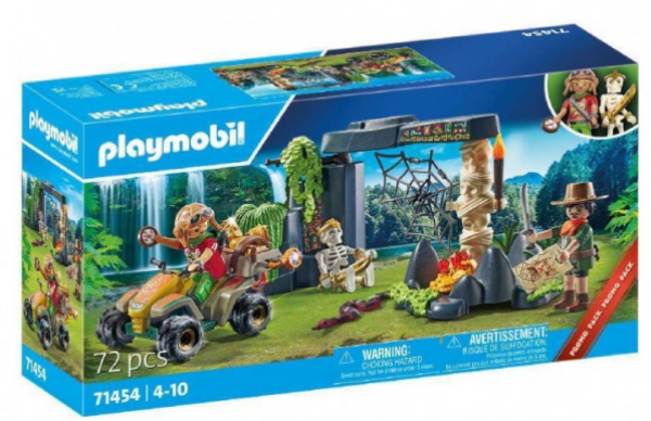 PLAYMOBIL-ΚΥΝΗΓΙ ΘΥΣΑΥΡΟΥ ΣΤΗΝ ΖΟΥΓΚΛΑ (MT)