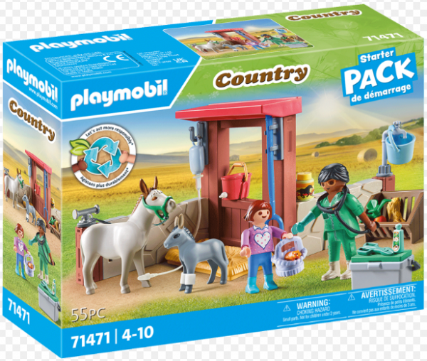 PLAYMOBIL-STARTER PACK ΦΡΟΝΤΙΖΟΝΤΑΣ ΤΑ ΓΑΙΔΟΥΡΑΚΙΑ (MT)