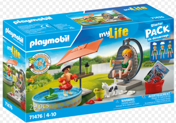 PLAYMOBIL-STARTER PACK ΔΙΑΣΚΕΔΑΣΗ ΣΤΟΝ ΚΗΠΟ (MT)