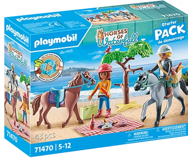 PLAYMOBIL-STARTER PACK ΒΟΛΤΑ ΠΑΡΑΛΙΑ/ AMELIA& BEN (ΜΤ)