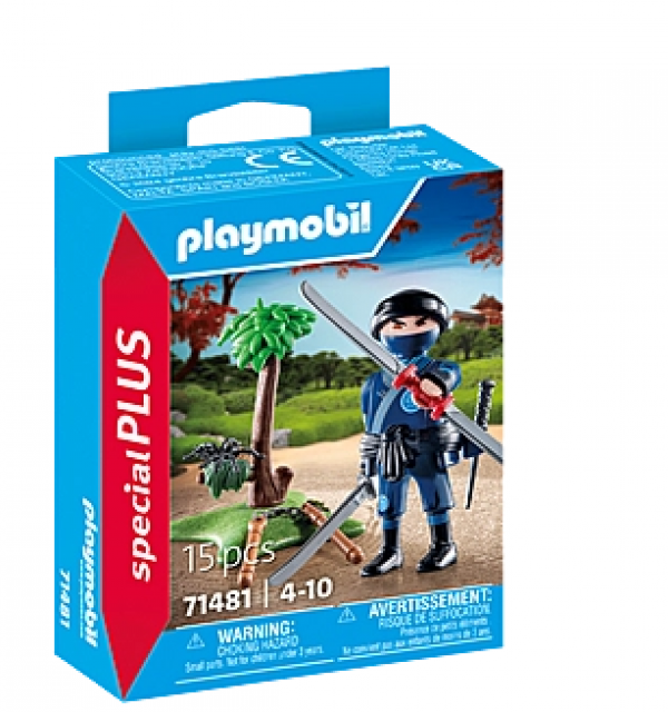 PLAYMOBIL-ΝΙΝΤΖΑ ΜΕ ΕΞΟΠΛΙΣΜΟ ΜΑΧΗΣ (ΤΝ)