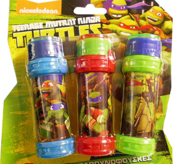 ΣΑΠΟΥΝΟΦΟΥΣΚΕΣ TMNT 3TEM.  (ΚΙΝΑ)