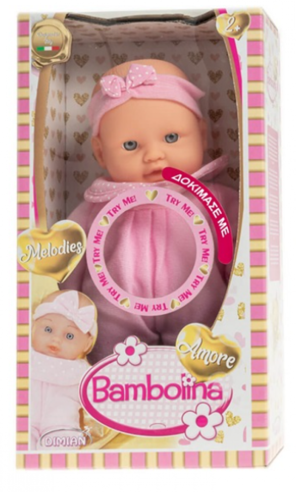 BAMBOLINA AMORE 26εκ. ΜΕ 4 ΗΧΟΥΣ