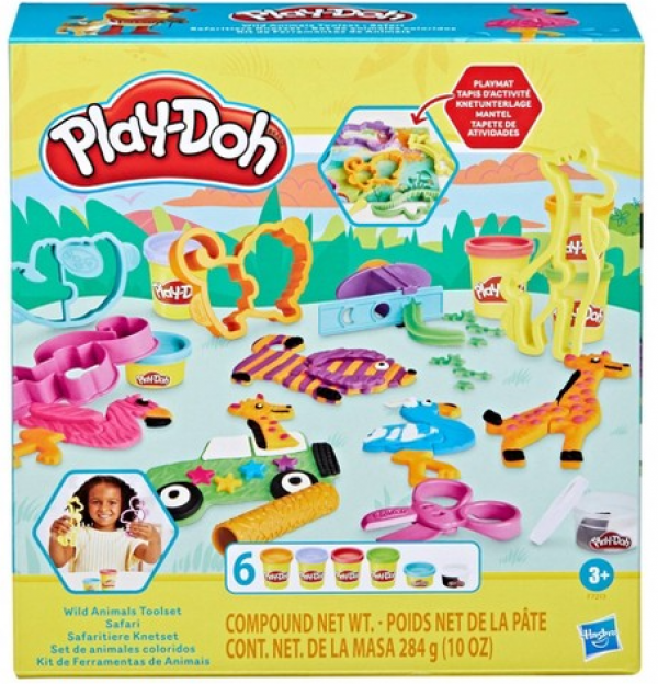 PLAY-DOH WILD ANIMALS TOOLSET ((KINA)