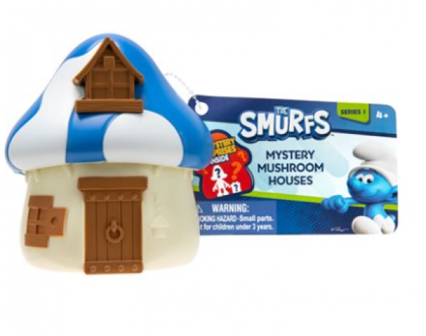 SMURFS/ΣΤΡΟΥΜΦΑΚΙΑ ΣΠΙΤΑΚΙ ΜΕ ΦΙΓΟΥΡΑ-ΣΤΑΝΤ 12 τεμ.(ΚΙΝΑ)