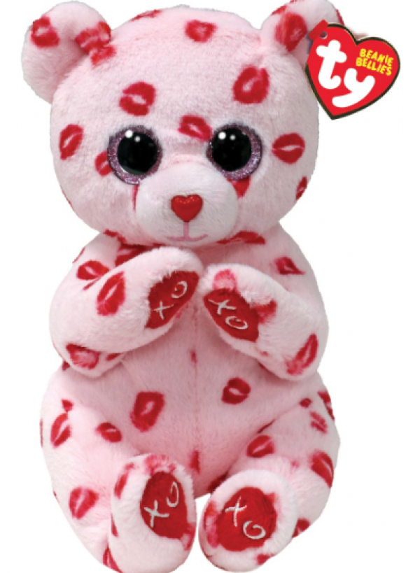 ΧΝΟΥΔΩΤΟ BEANIE BELLIES ΑΡΚΟΥΔΑΚΙ ΜΕ ΦΙΛΑΚΙΑ ΡΟΖ 15εκ. (ΚΙΝΑ)