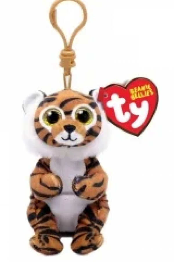 ΧΝΟΥΔΩΤΟ BEANIE BELLIES ΚΛΙΠ ΤΙΓΡΗΣ 8,5εκ. (ΚΙΝΑ)