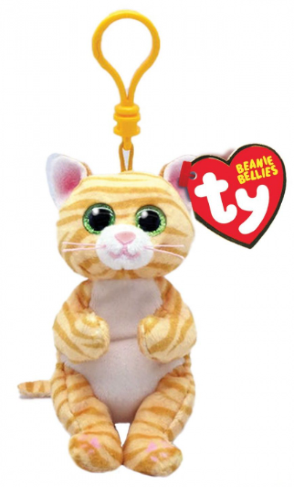 ΧΝΟΥΔΩΤΟ BEANIE BELLIES ΚΛΙΠ ΓΑΤΑ ΧΡΥΣΗ 8,5εκ. (ΚΙΝΑ)