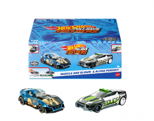 HOT WHEELS AYT/KIA PULL BACK-ΣΕΤ ΤΩΝ 2