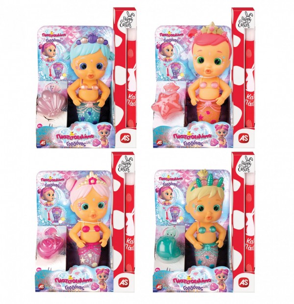 ΚΟΥΚΛΑ ΜΠΑΝΙΟΥ ΠΛΑΤΣΟΥΛΙΝΙΑ ΓΟΡΓΟΝΕΣ W2 ASSRT(ΚΙΝΑ)