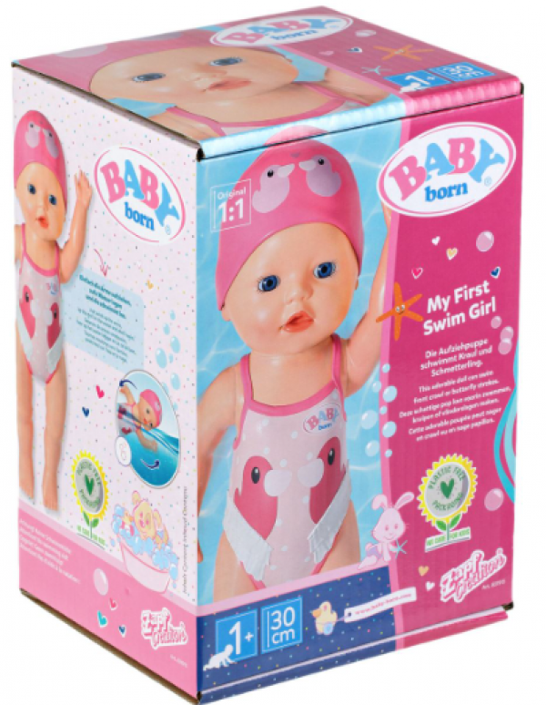 BABY BORN ΚΟΥΚΛΑ ΚΟΛΥΜΒΗΤΡΙΑ 30cm