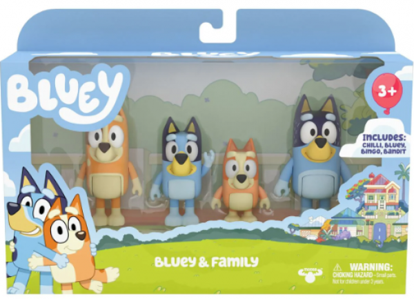 BLUEY ΦΙΓΟΥΡΑ 4 PACK ASST.-2σχ.( ΚΙΝΑ)