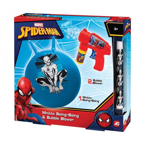 ΛΑΜΠ.BOING & BUBBLE GUN SPIDERMAN (KINA)