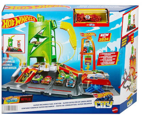 HOT WHEELS CITY ΠΙΣΤΑ ΣΤΑΘΜΟΣ ΚΑΥΣΙΜΩΝ