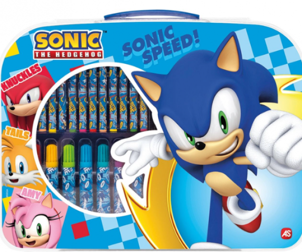 ΣΕΤ ΖΩΓΡΑΦΙΚΗΣ ART CASE SONIC THE HEDGEHOG(KINA)