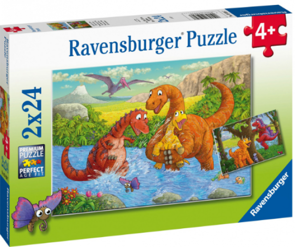 Παζλ 2χ24 τεμ.Δεινόσαυροι (ΤΣΕΧΙΑ)