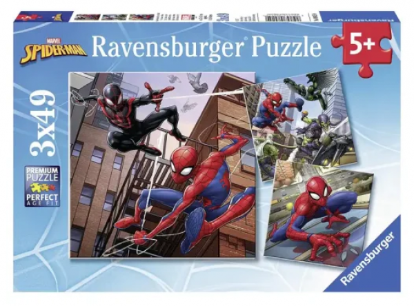 ΠΑΖΛ 3x49 ΤΕΜ. SPIDERMAN (ΤΣΕΧΙΑ)