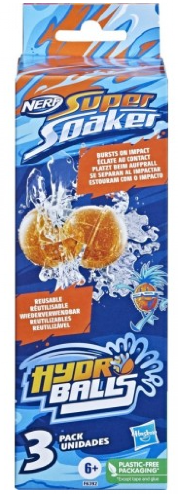 SUPER SOAKER HYDRO BALLS 3 PK  