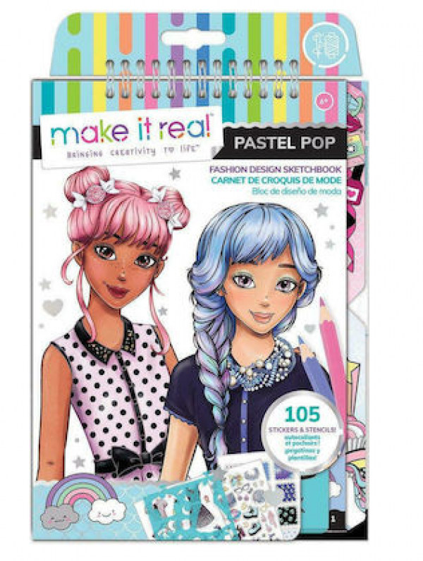 FASHION DESIGN SKETCHBOOK PASTEL POP (KINA)