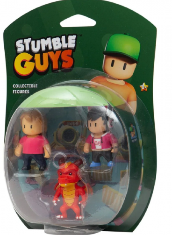 STUMBLE GUYS 3ΣΥΛ/ΚΕΣ ΦΙΓΟΥΡΕΣ 6εκ.ΚΑΡΤΕΛΑ (ΚΙΝΑ)