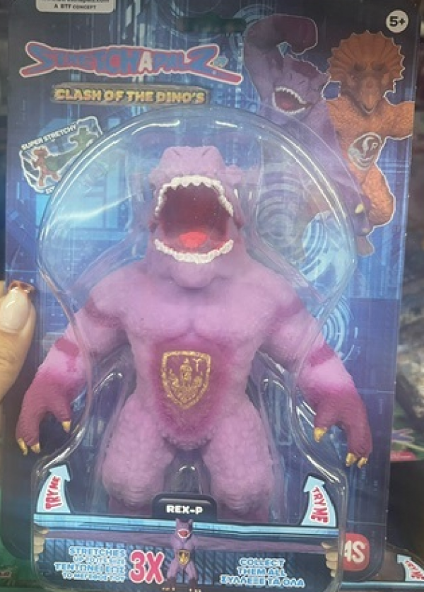 ΦΙΓΟΥΡΑ STRETCHAPALZ ANIMALS & DINOS 14εκ. 6 ΣΧΕΔΙΑ (ΚΙΝΑ)