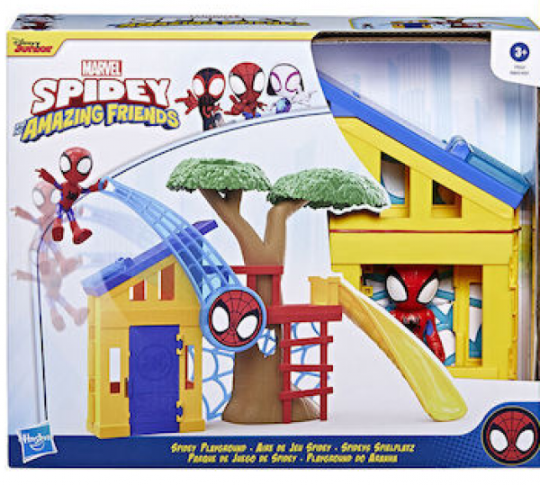 SPIDEY AND FRIENDS SPIDEY PLAYGROUND SCENE PLAYSET (KINA)