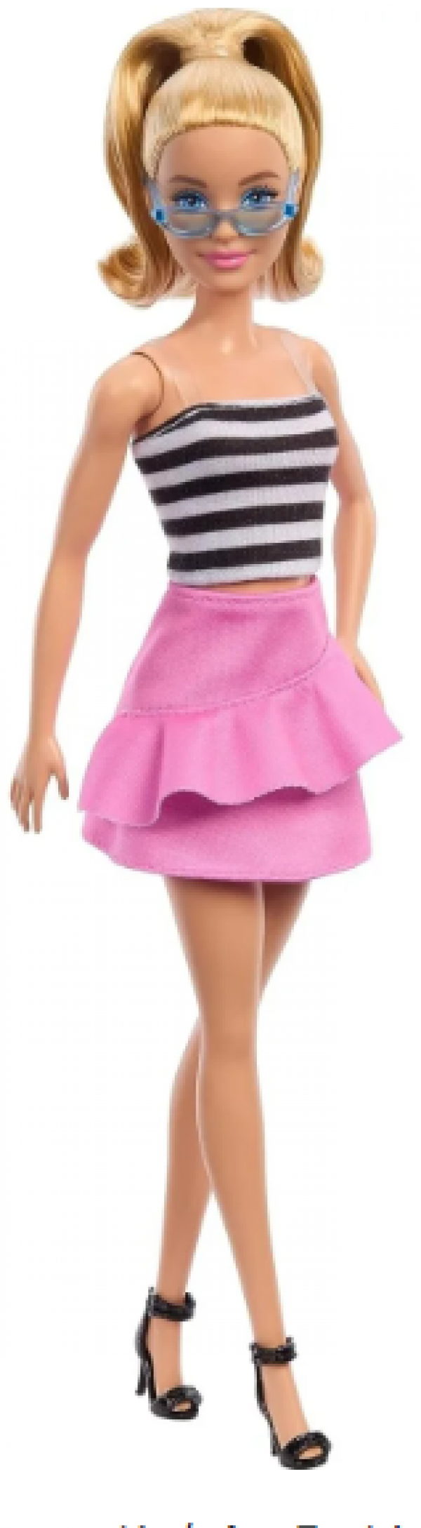 BARBIE FASHIONISTAS ΑΣΠΡΟΜΑΥΡΟ ΤΟΠ