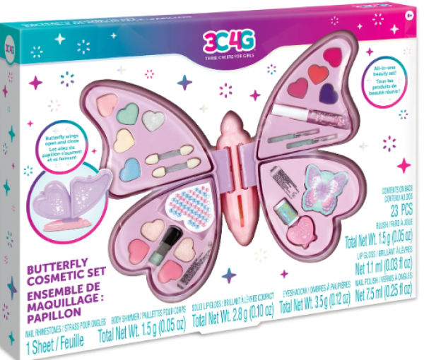 BUTTERFLY COSMETIC SET
