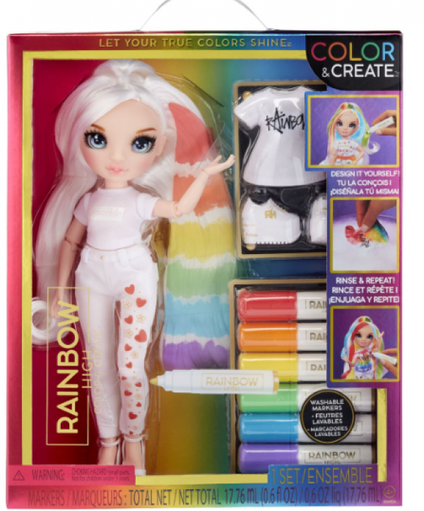 RAINBOW HIGH ΚΟΥΚΛΑ SET ΖΩΓΡΑΦΙΖΩ (ΠΡΑΣΙΝΑ ΜΑΤΙΑ)