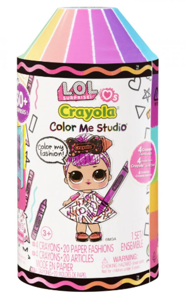 L.O.L. SURPRISE LOVES CRAYOLA STUDIO ΖΩΓΡΑΦΙΚΗΣ ME ΚΟΥΚΛΑ ASST. (PDQ)