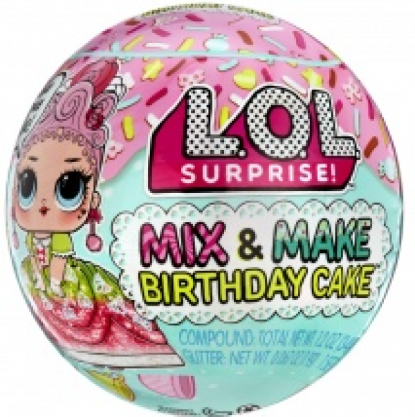 L.O.L. SURPRISE MIX & MAKE BIRTHDAY CAKE ™ ΚΟΥΚΛΑ ASST.  (SIDEKICK)