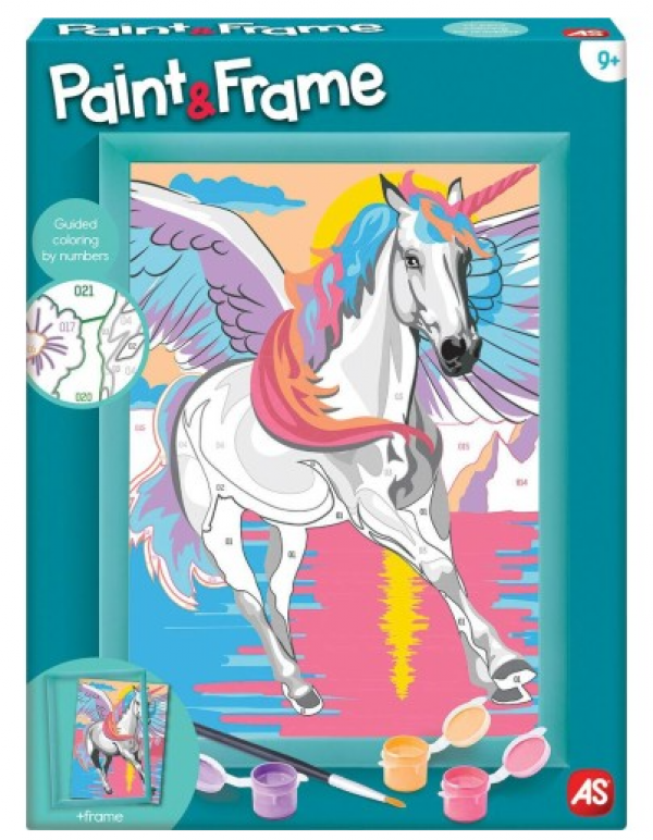 PAINT & FRAME FAIRYTALE UNICORN (KINA)
