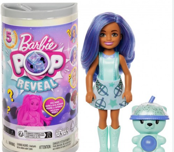 BARBIE CHELSEA POP REVEAL-BUBBLE TEA (4σχεδια)