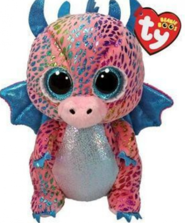 ΧΝΟΥΔΩΤΟ ΔΡΑΚΟΣ ΠΟΛΥΧΡΩΜΟΣ 15εκ.(ΚΙΝΑ)