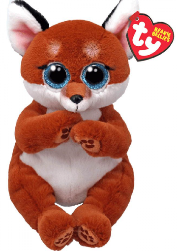 ΧΝΟΥΔΩΤΟ BEANIE BΕLLIES ΑΛΕΠΟΥ 15εκ.(ΚΙΝΑ)