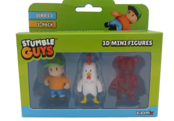 STUMBLE GUYS S2 3D MINI-3 PACK (KINA)
