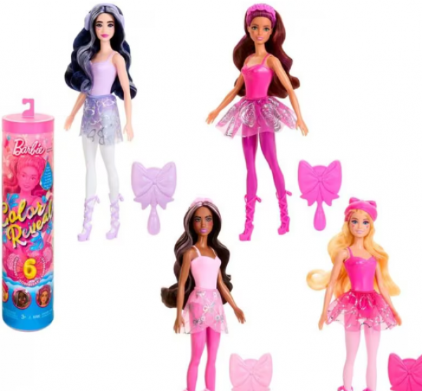 BARBIE COLOR REVEAL-ΜΠΑΛΑΡΙΝΕΣ (4 σχεδια)