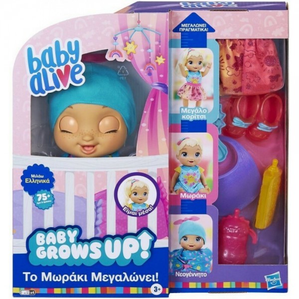 B.ALIVE BABY GROWS UP HAPPY   